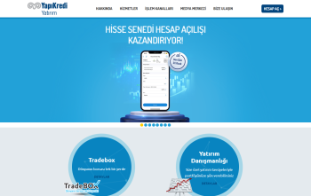 Yapı Kredi Yatırım Website